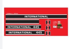 INTERNATIONAL 445 BALER DECAL SET - LATER TYPE
