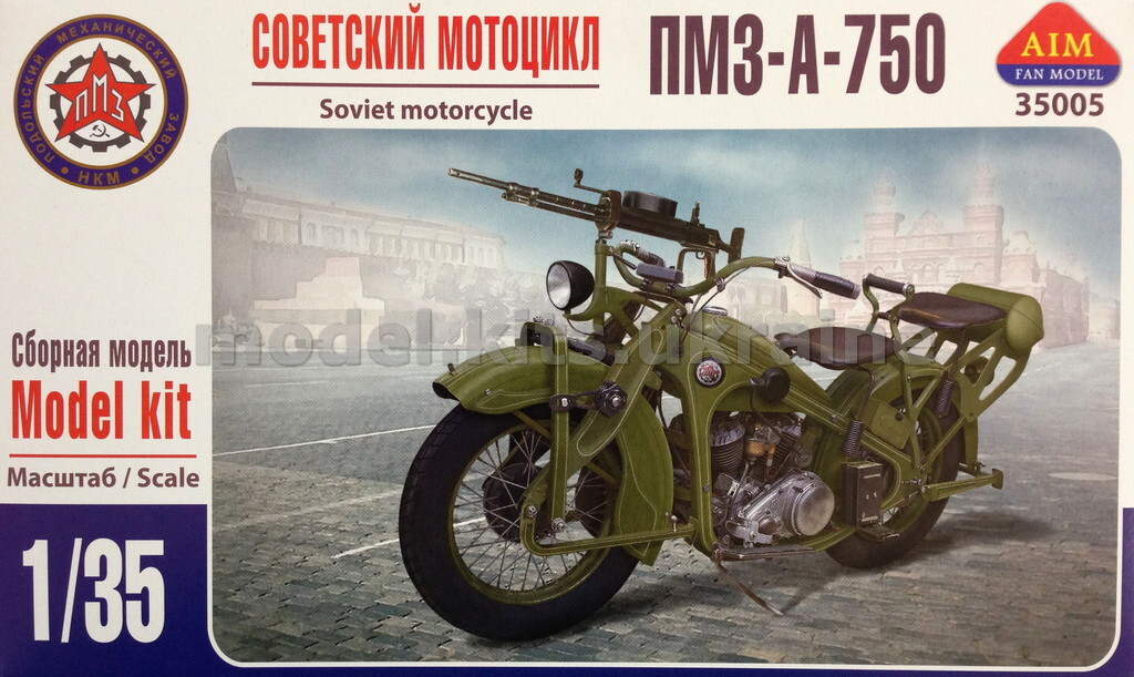 AIM 35005 PMZ-A-750 soviet motorcycle - 1/35 model kit | eBay