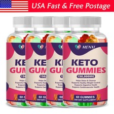 Keto Diet Gummies Slimming Belly Bears Weight Loss, Fat Burner Gummy 1/2/4Bottle