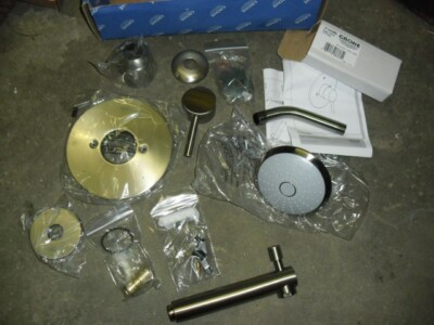 Grohe 35009EN1 Concetto  Valve Bathtub Shower Combo Faucet Brushed Nickel