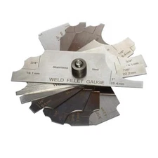 MG-11 Metal Welding Tool Weld Fillet Gages Set Welding Inspection Ruler Tool ...