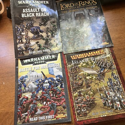 The Lord of the Rings Lot Of 4 Strategy Guide Read This First Game Workshop