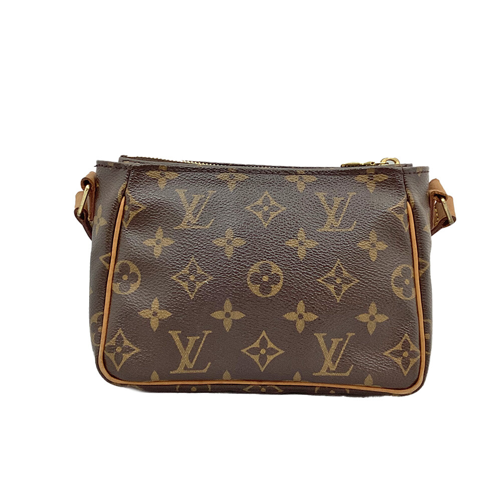 LOUIS VUITTON Vivacite PM M51165 VI0094 LV Monogram Brown Shoulder
