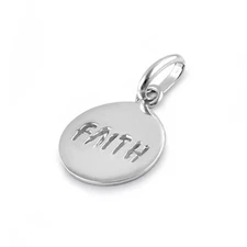 Faith Trust 925 Sterling Silver Pendant For Christmas Gift Jewelry