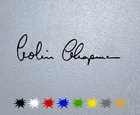 STICKER PEGATINA DECAL VINYL Colin Chapman Signature
