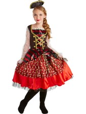 On The Deck Pirate High Seas Matey Classic Girl's Costume
