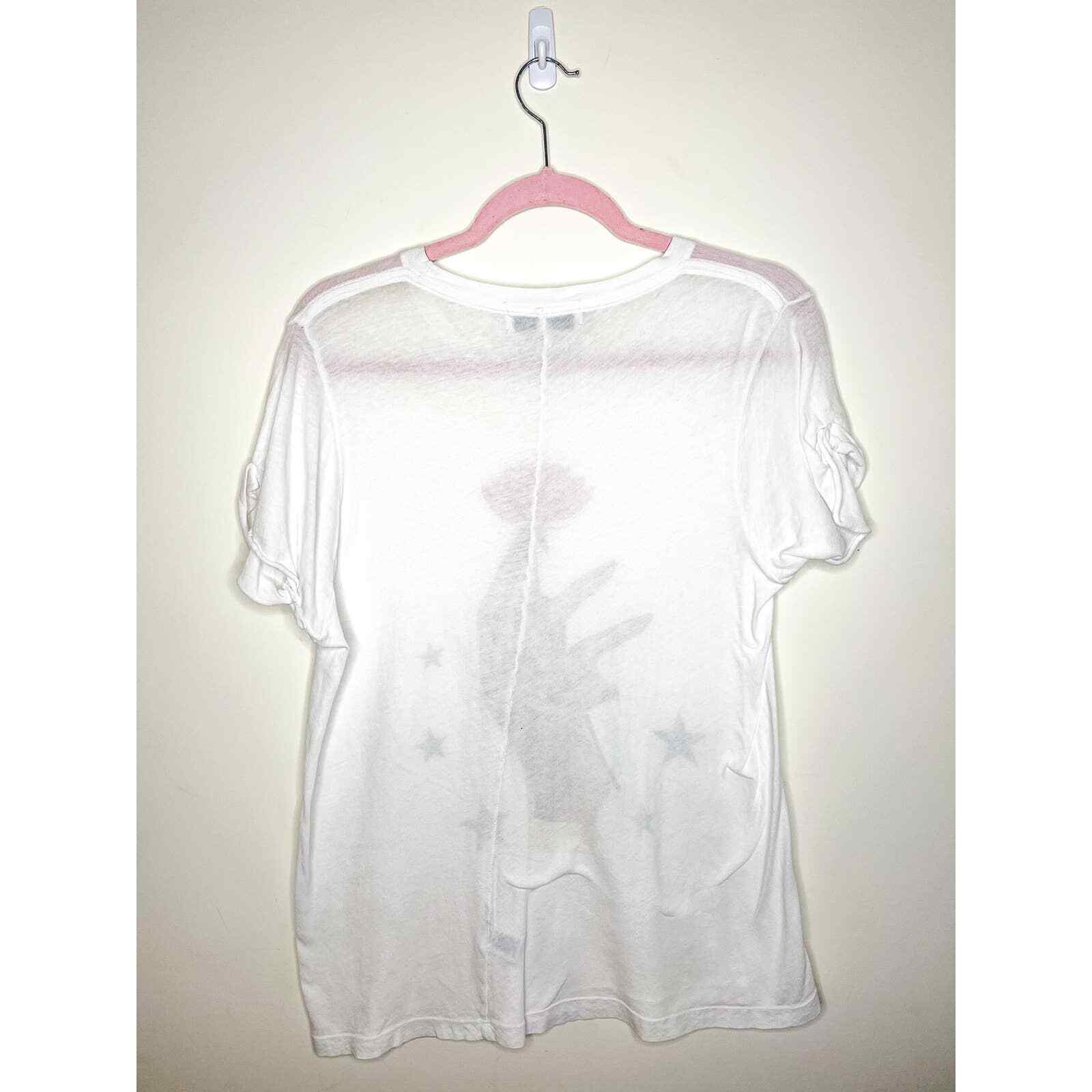 Wildfox Graphic Rose Tee Size Small - image 5
