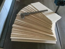 30 pcs. 1/4" x 4” x  12" maple thin boards craft wood