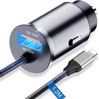 High-Speed iPhone Car Charger with Extra USB | DC12-24V 2.1A Output | Fast | UK