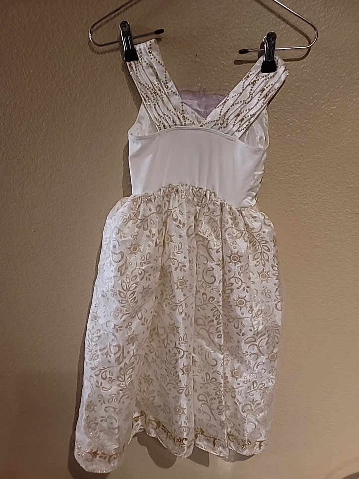 Halloween Disney Rapunzel Wedding Dress Tangled Ever After Size 4 No Headband - Image 2 of 2