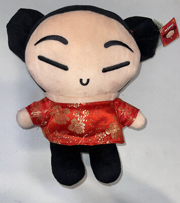 2010 Pucca Large Korean Stuffed Plush Anime  16  Inches - Preowned