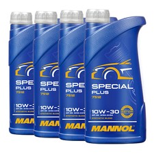 MANNOL 7512 SPECIAL PLUS SAE 10W-30 Motoröl, VW 50500, 50101, 4x1 Liter
