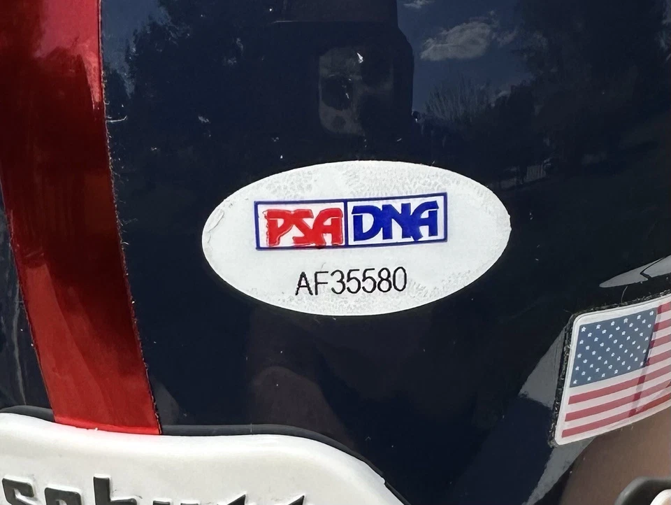 ARCHIE MANNING #18 SIGNED OLE MISS REBELS MINI FOOTBALL HELMET PSA/DNA HEISMAN - Image 2 of 3