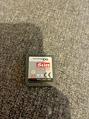 Nintendo DS THE SUN CROSSWORD CHALLENGE Sanuk Spiele Videospiel