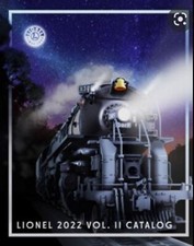 2022 Lionel Toy Train 65-Page Catalog Volume 2 Book New Trains 122nd Year