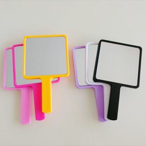 Square-Shape Hand Mirror Held Vanity Mirror Standing Makeup Dresser Mirror NEW - Picture 10 of 78
