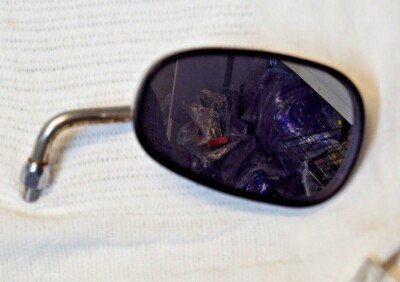 08 Kawasaki Vulcan Nomad VN1600 Right Side Rear View Mirror OEM 56001-1593