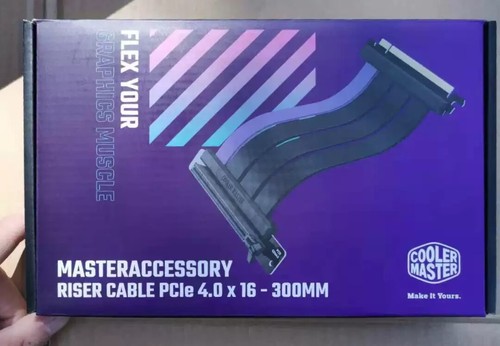 CoolerMaster MASTERACCESSORY Riser Cable PCIe 4.0 x16 - 300mm - 第 8/10 張圖片