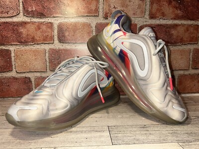 Nike Womens Air Max 720 AR9293-011 White/Gray/Pink Shoes Sneakers Size 5.5