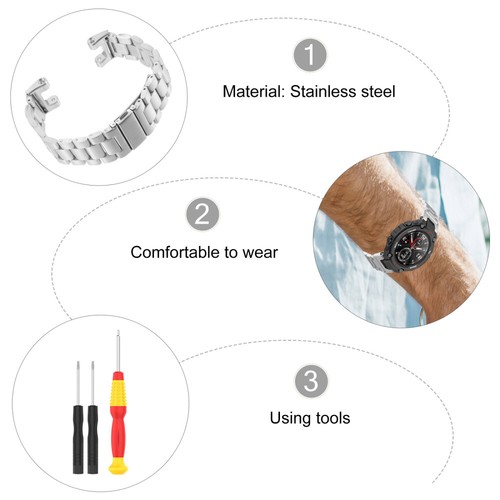 Edelstahlband Damen Mann Armband Uhrenarmband Smartwatch-Armband - 第 9/12 張圖片