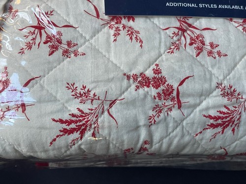 RARE New Ralph Lauren Chaps FULL QUEEN *Hudson River Valley QUILT Coverlet Red - Picture 11 of 13