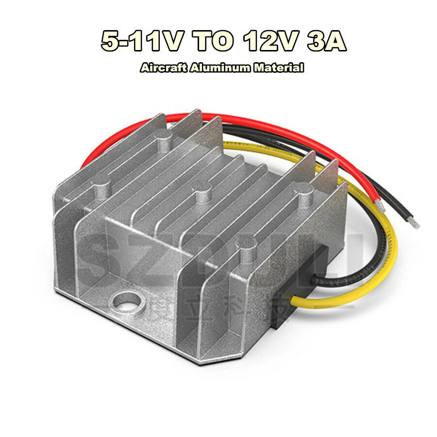 Universal ATV Scooter DC 6V to 12V Voltage Booster Step-up Converter Regulator - Image 4 of 4