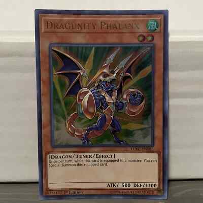 1ST EDITION DRAGUNITY PHALANX 1996 LCKC-EN086 YUGIOH CARD (LP/MP)