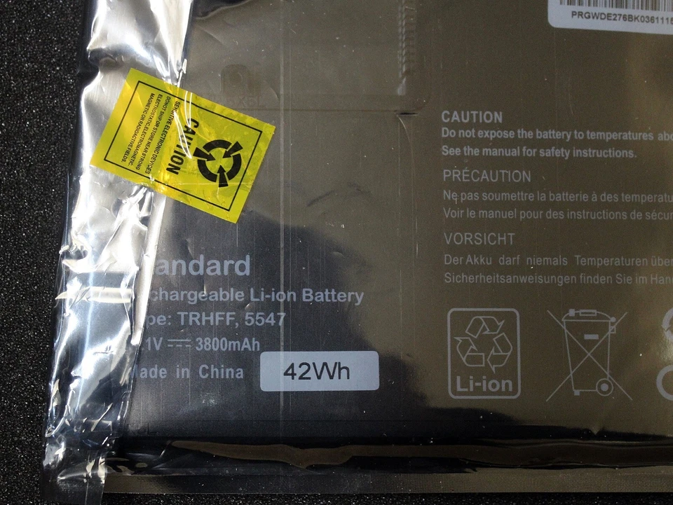 GENERIC  FOR INSPIRON 15 5547 11.1V (3800MAH - 42 WH) LAPTOP BATTERY - LDE276 Foto 3 de 4