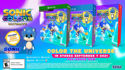 Sonic Colors Ultimate *LAUNCH PRE-ORDER EDITION* Box Set (XBOX One / Series X)