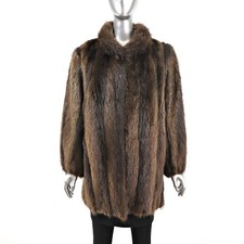 Long Hair Beaver Stroller- Size M-l (vintage Furs)
