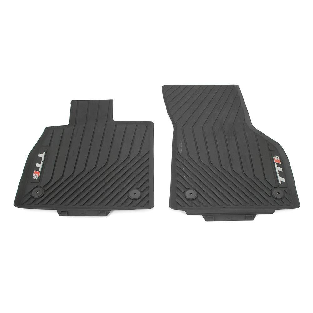 Audi 8S0061221041 Rubber Floor Mats 2 x Rubber Mats Front All-Weather Mats with