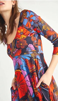 chinese dress ladies Small / Navy Combo