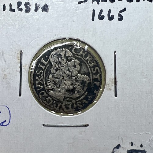 Silesia 1665 Liegnitz-Brieg German States 3 Silver Kreuzer - 95286 - Picture 2 of 4
