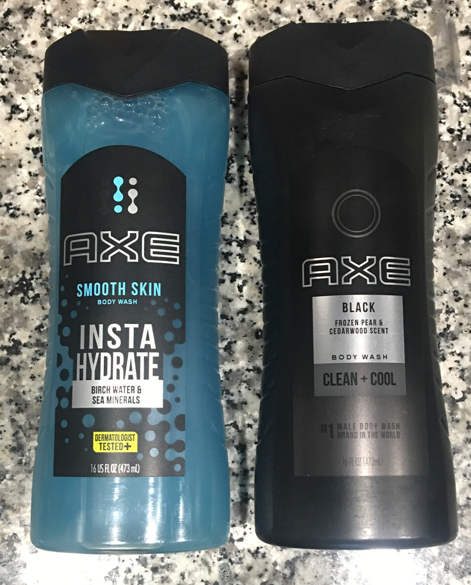 Axe Body Wash Black AND Axe Body Wash Insta Hydrate 16oz (2 Ct) eBay