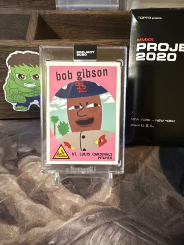 Topps PROJECT 2020 BOB GIBSON by Keith Shore #54