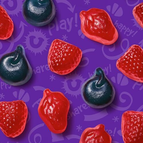 Fruit Snacks Mixed Berry Snacks 25 Ounce Pouches Pack of 48 - Picture 4 of 8