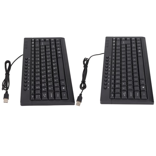 Mini Keyboard Office Desktop Computer Laptop 95 Keys Black Mini Wired U NDE - Picture 13 of 29