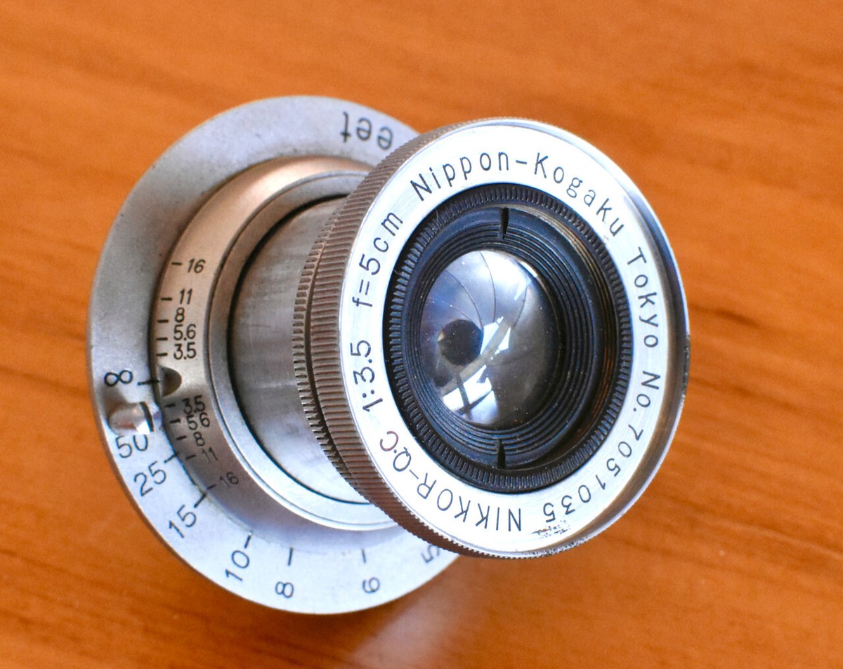 Nippon Kogaku Tokyo 5cm f3.5 Nikkor-QC Lens, 1947. LTM with Finder