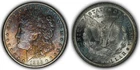 1885-O $1 Morgan Silver Dollar - Original PQ Vibrant Rainbow Toning - SKU-Z0608