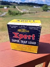 Vintage Western Xpert Super Target Load Trap and Skeet Shells 12 ga Empty Box