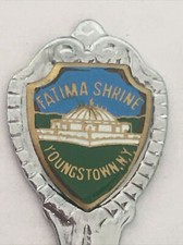 Vintage Souvenir Spoon US Collectible Fatima Shrine Youngstown New York