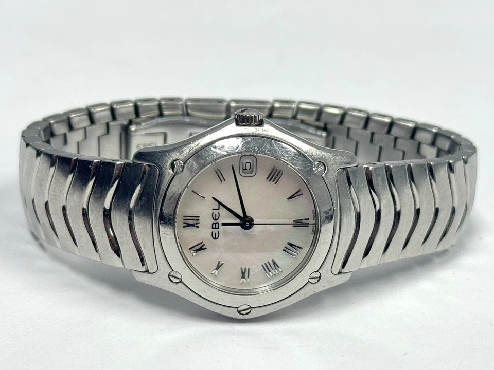 Reloj de cuarzo Ebel Classic Wave acero inoxidable esfera mop 27 mm E9087F21 Foto 2 de 4