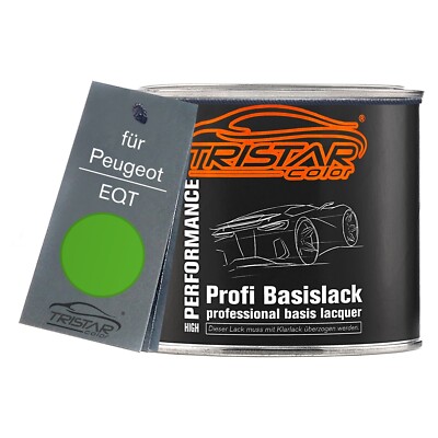 Autolack Dose spritzfertig für Peugeot EQT Vert PTT Hollande Basislack 0,5L