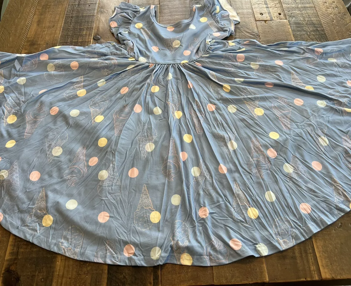 Dot Dot Smile size 7 girls ice cream Empire Twirl Dress New eBay
