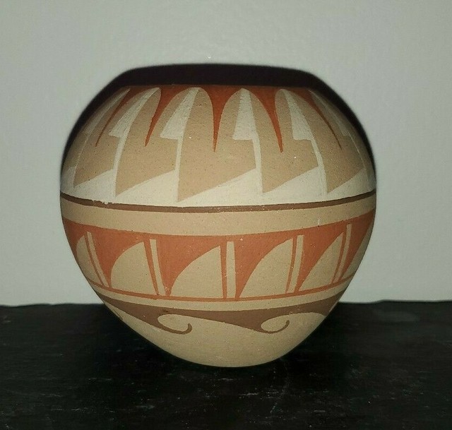 Jemez NATIVE AMERICAN Pottery POT New Mexico 3.5" x 3" eBay