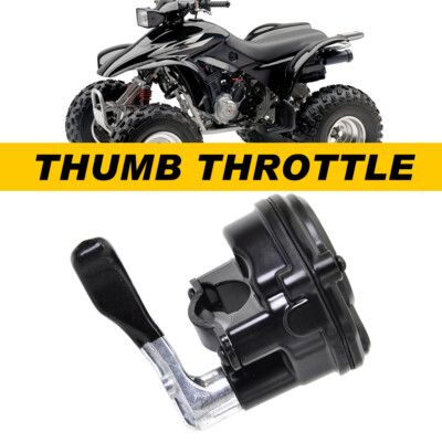 New Thumb Throttle For Honda ATVs – Fits TRX450R, TRX400EX, 300EX, 250R & More (Black)