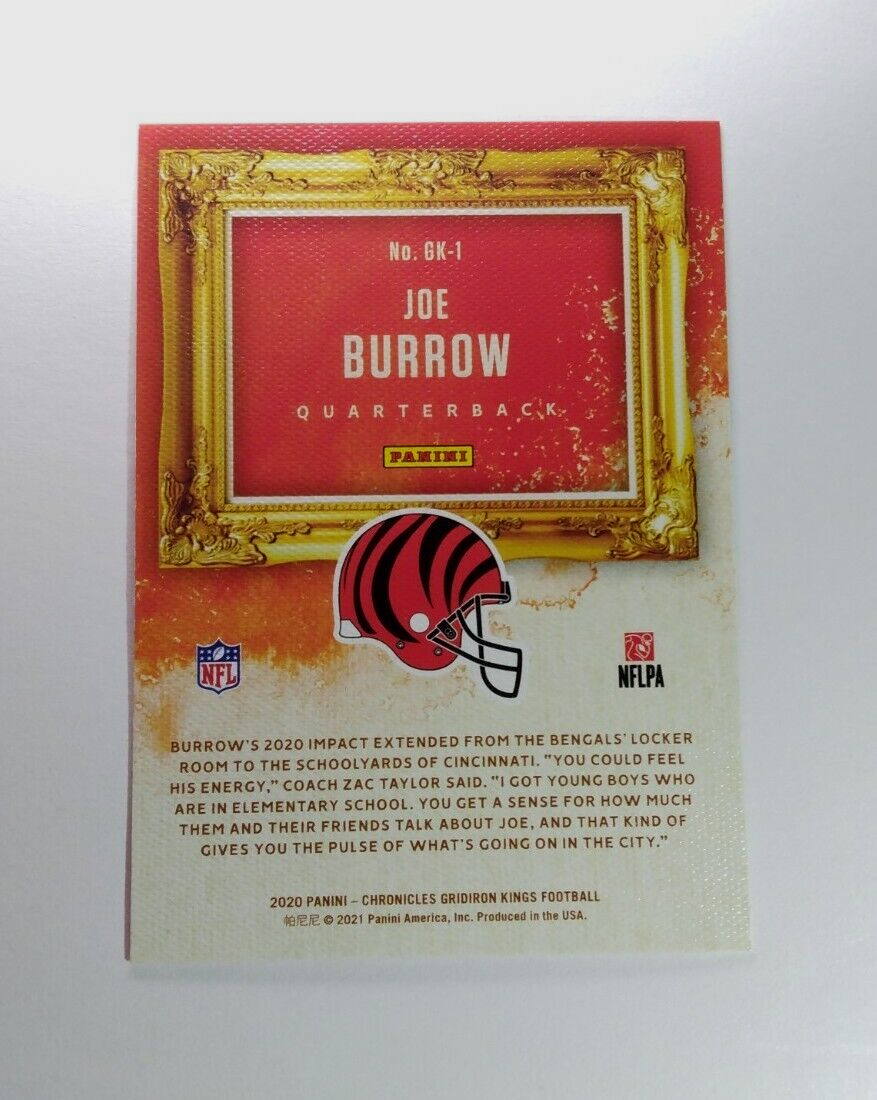 Joe Burrow 2020 Illusions #5 Trophy Collection Pink /399 Price Guide - Sports Card Investor