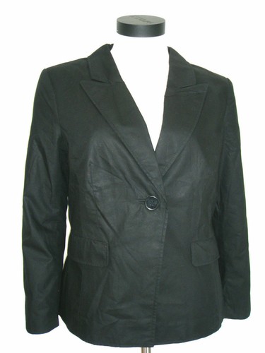 ELEGANTER TAILLIERTER H&M BUSINESS/FREIZEIT BLAZER JACKE SCHWARZ G.42 TOP # 777 - Bild 4 von 7