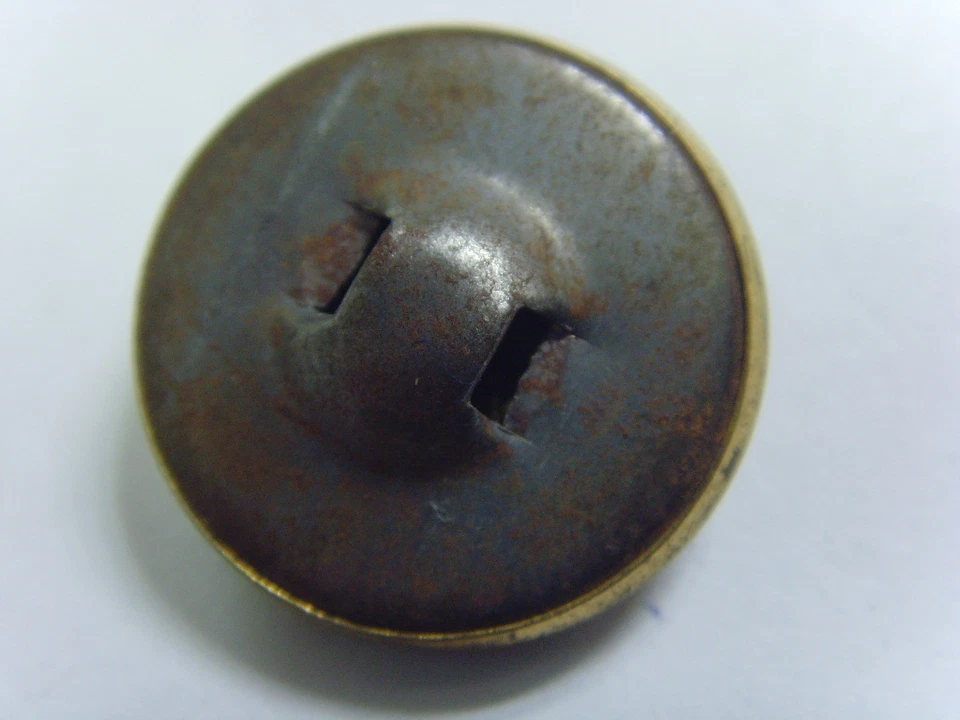 1800s antique Federal navy left wing eagle anchor tin back uniform button 49744 - Image 4 of 4