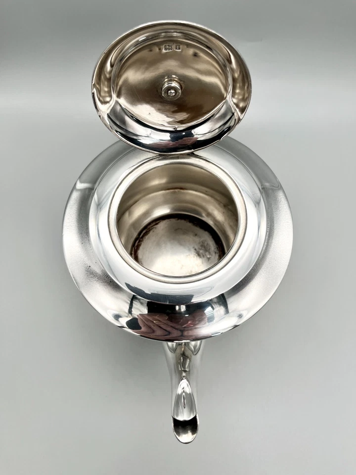 TETERA ART DECO PLATA ESTERLINA, GARRARD & CO, LONDRES, 1926 Foto 4 de 4